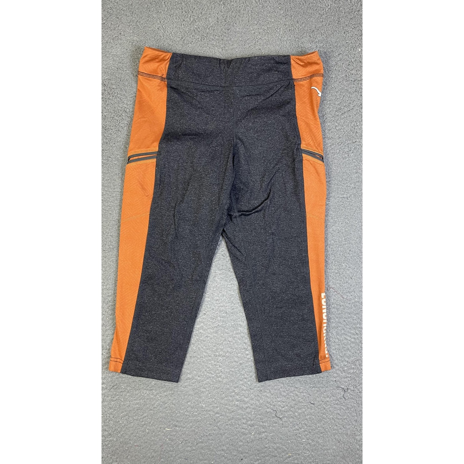 Texas Longhorns Capri Pants Womens Medium Orange Gray Ncaa Football College